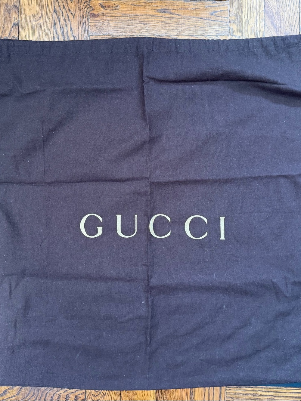 Gucci Extra Large Dust Bag (Dark Brown & Gold) Oversized Bags & Boots 23” x 32.5